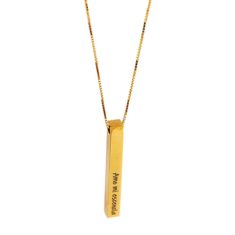 Cadena de Plata con Baño de Oro Inspiración