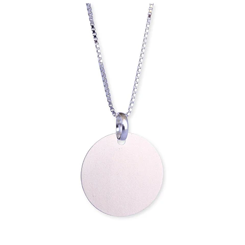 Cadena de Plata 925  V con Colgante Personalizado 2