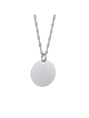 Cadena de Plata 925 S con Colgante Personalizado 2