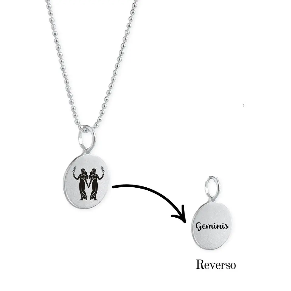 Collar Zodiaco Signos Horoscopo Plata 4