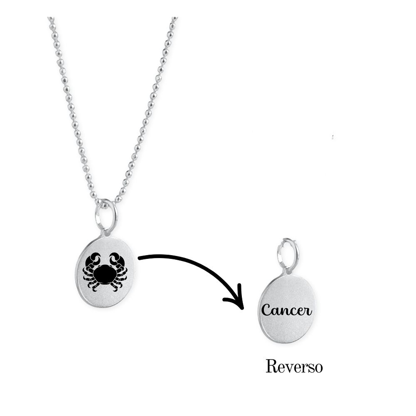 Collar Zodiaco Signos Horoscopo Plata 5