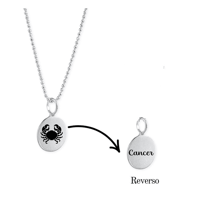 Collar Zodiaco Signos Horoscopo Plata 5