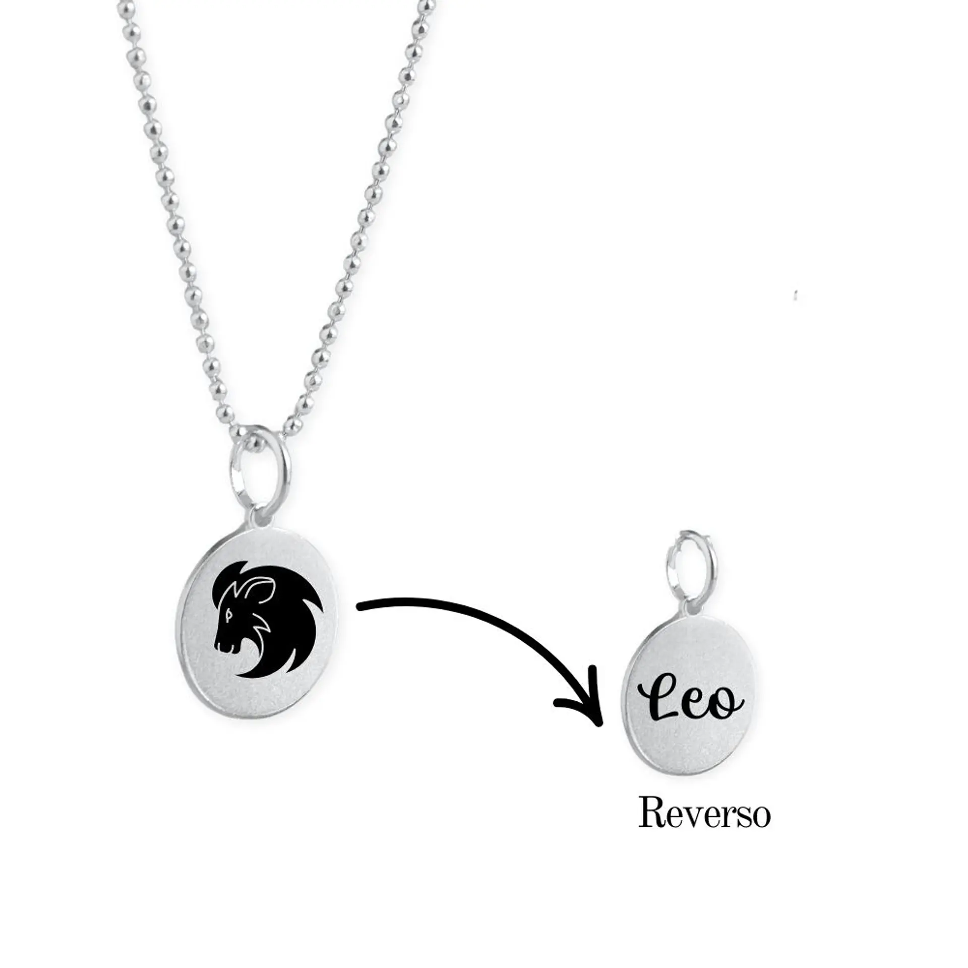 Collar Zodiaco Signos Horoscopo Plata 6