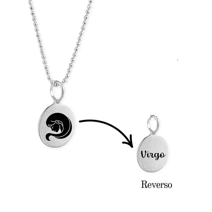 Collar Zodiaco Signos Horoscopo Plata 7