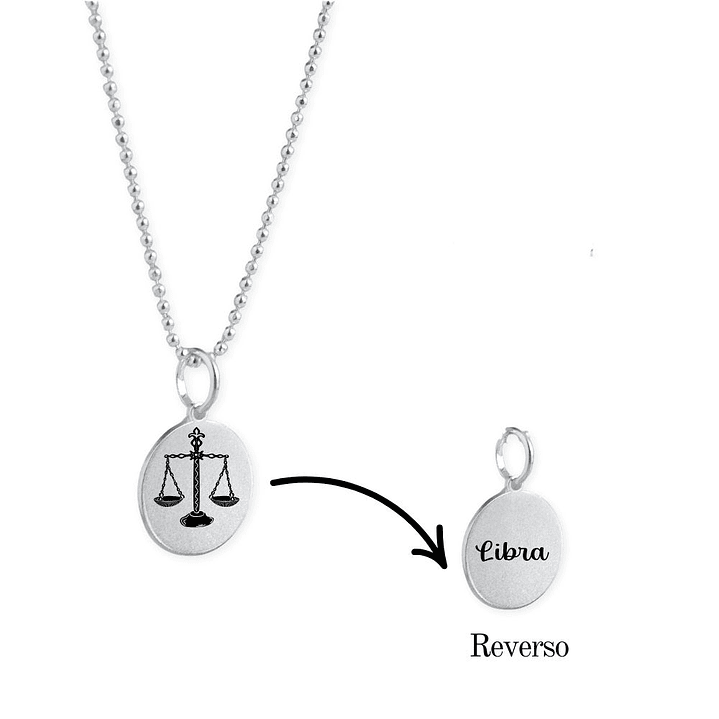 Collar Zodiaco Signos Horoscopo Plata 8