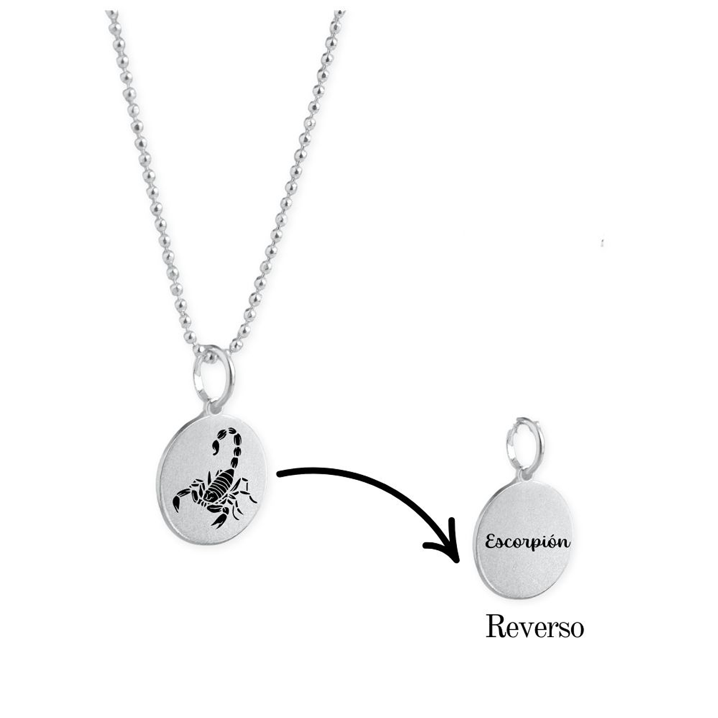 Collar Zodiaco Signos Horoscopo Plata 9