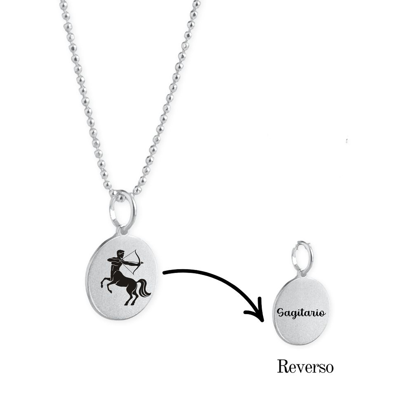 Collar Zodiaco Signos Horoscopo Plata 10