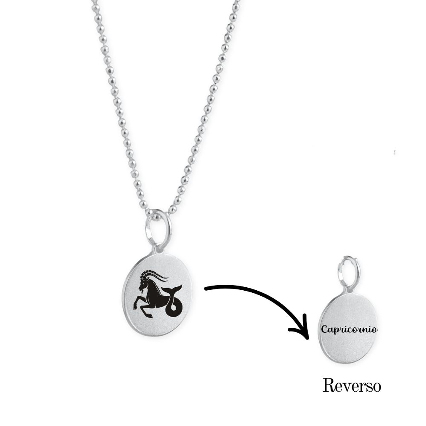 Collar Zodiaco Signos Horoscopo Plata 11