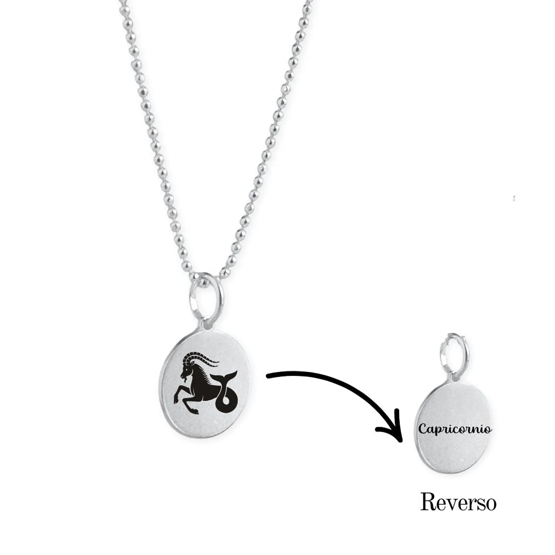 Collar Zodiaco Signos Horoscopo Plata 11