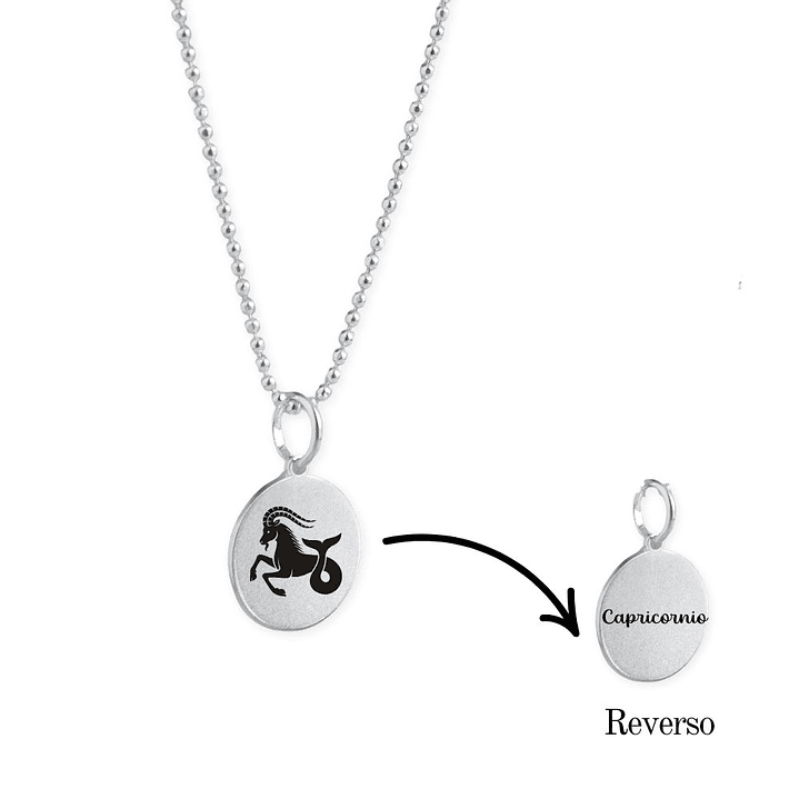 Collar Zodiaco Signos Horoscopo Plata 11
