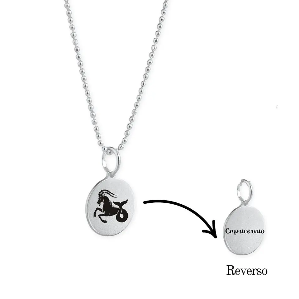 Collar Zodiaco Signos Horoscopo Plata 11