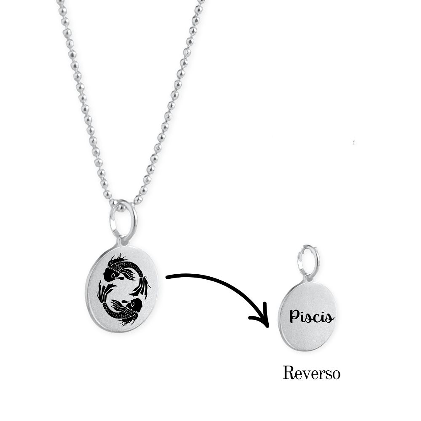 Collar Zodiaco Signos Horoscopo Plata 13