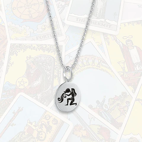 Collar Zodiaco Signos Horoscopo Plata