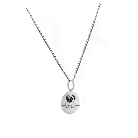 Collar de Plata Mi Perruno Favorito