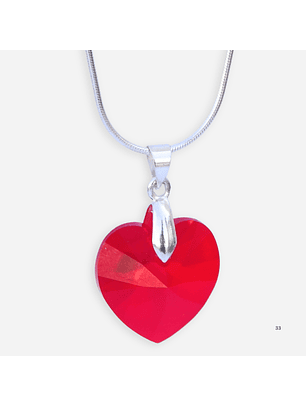Cadena De Plata & Corazón AMOR