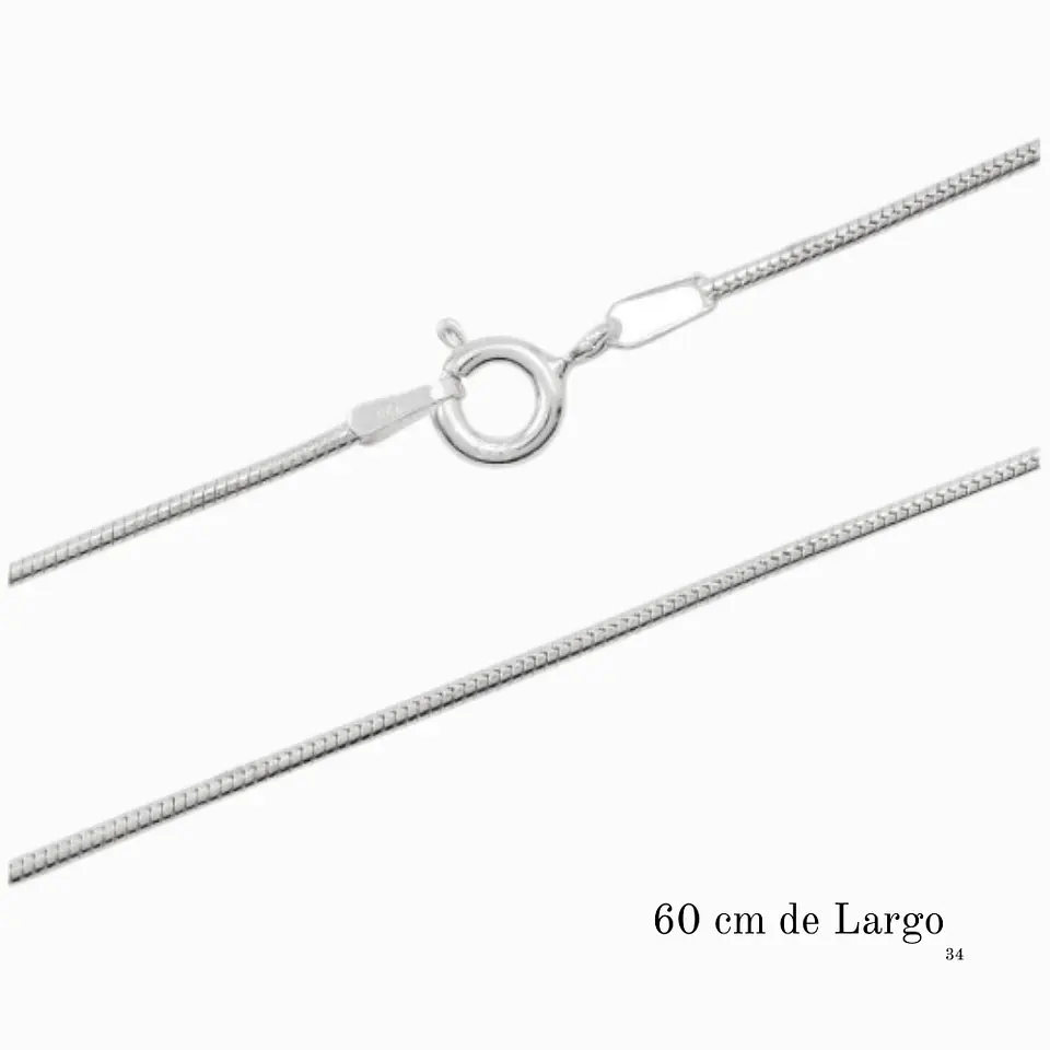 Cadena De Plata & Corazón AMOR 2