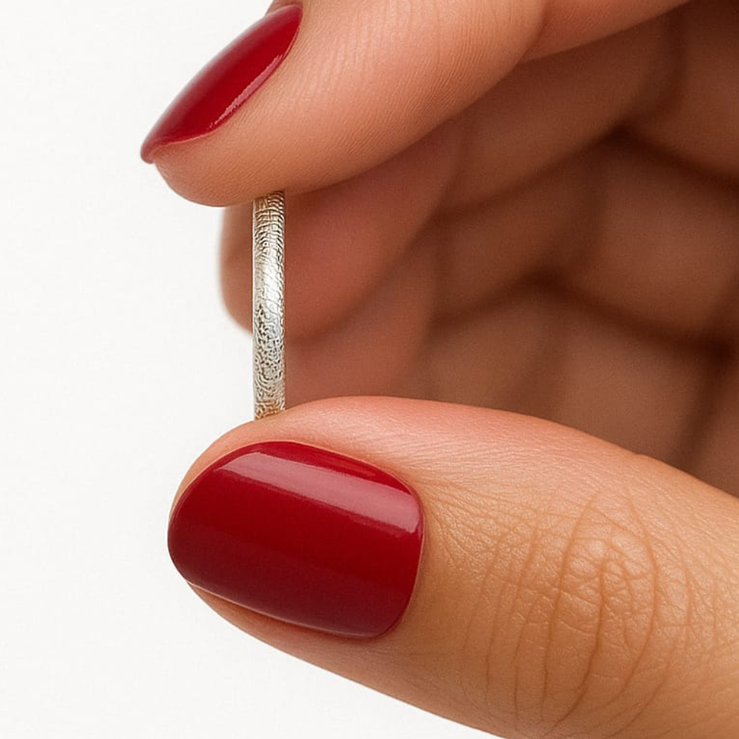 Aros De Plata 925 Argollas Satinadas 15mm 3