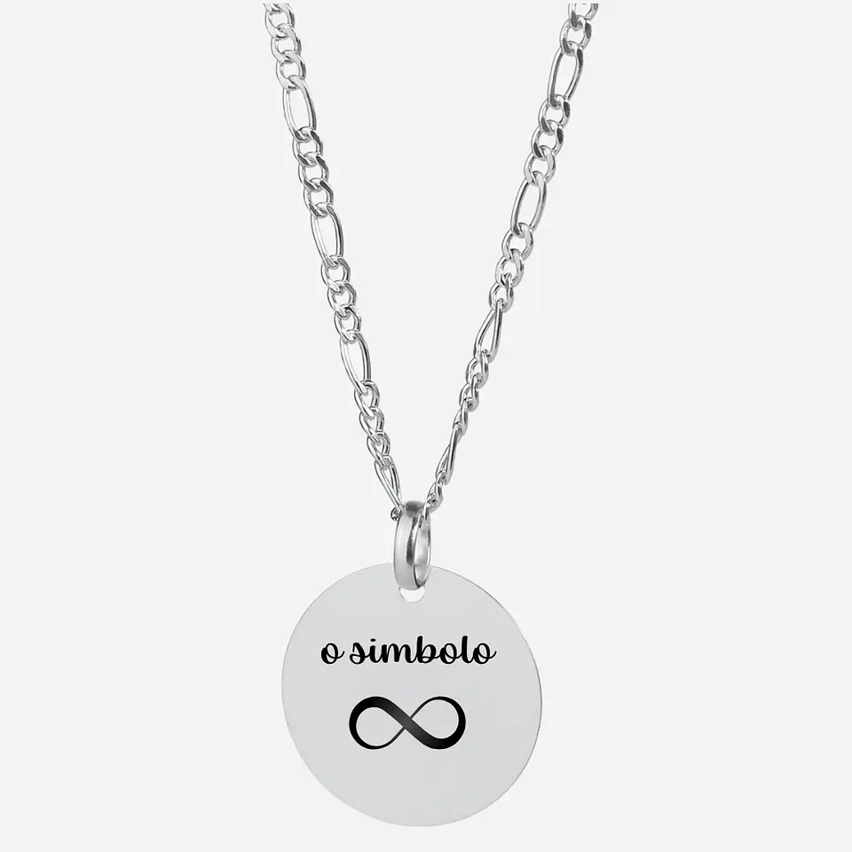 Cadena de Plata 925 & Colgate Circular Personalizable 2