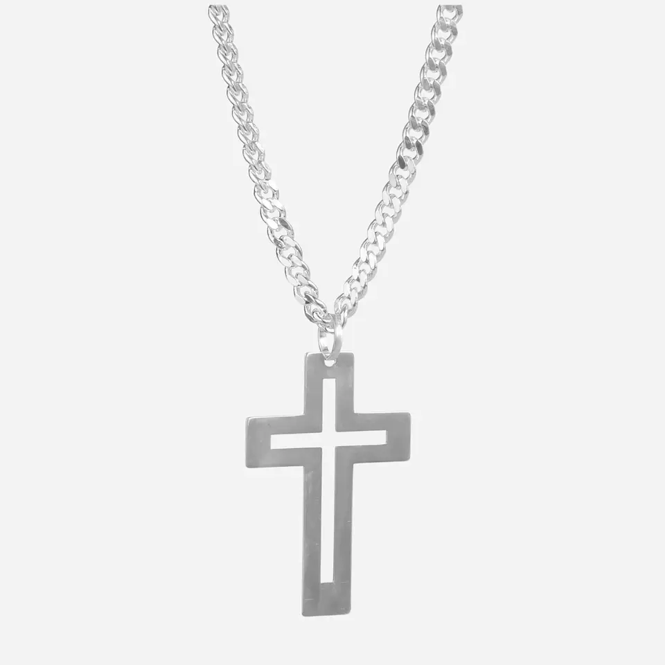 Collar Cruz Plata 925 · Colgante Cruz Moderna 4