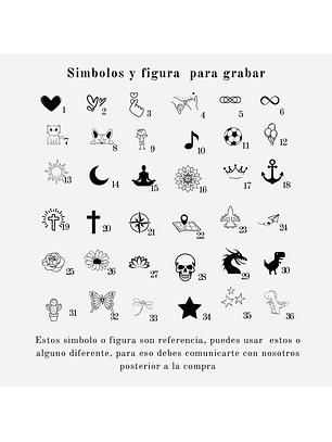 Pulsera Amor Grabado (Unisex) personalizado