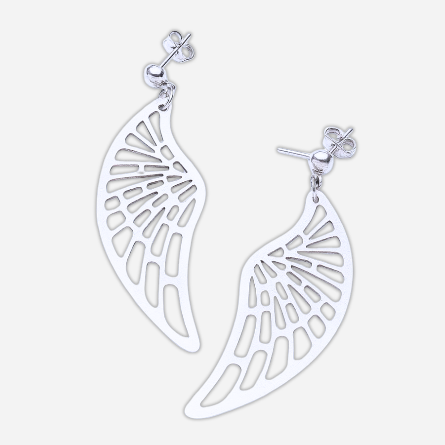 Aros De Plata 925 Alas 1