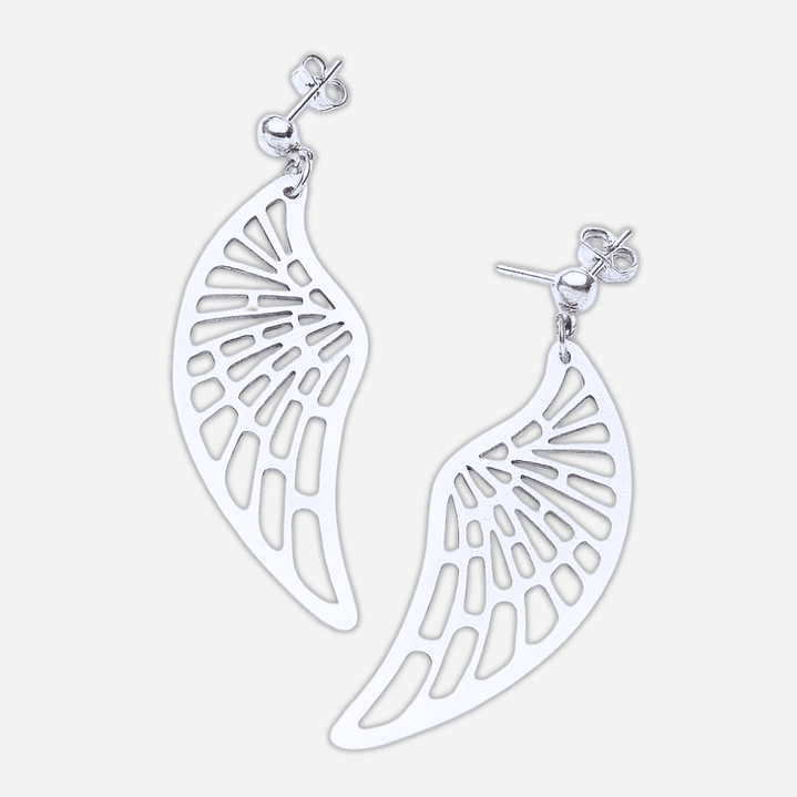 Aros De Plata 925 Alas 1