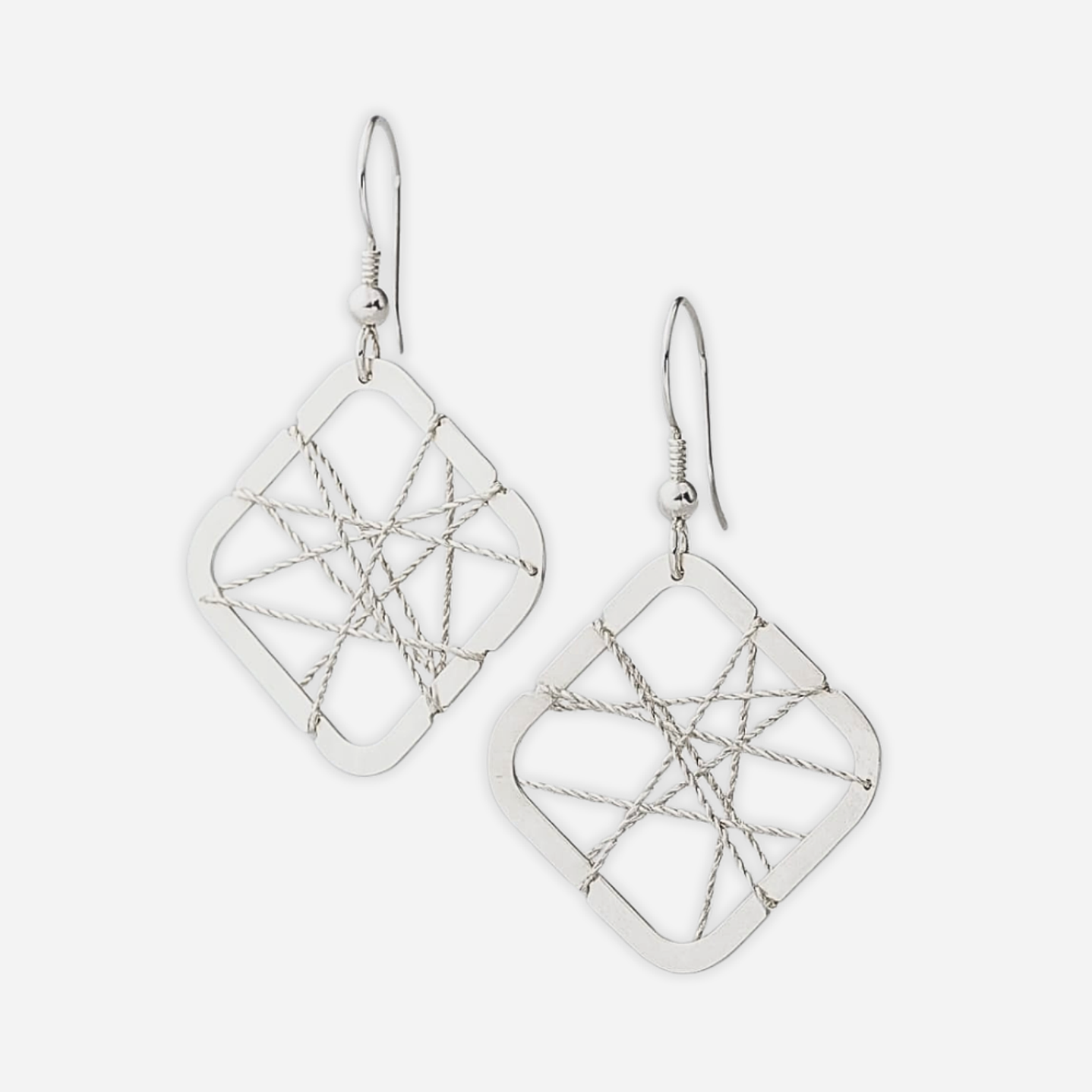 Aros De Plata 925 Geometrika 1