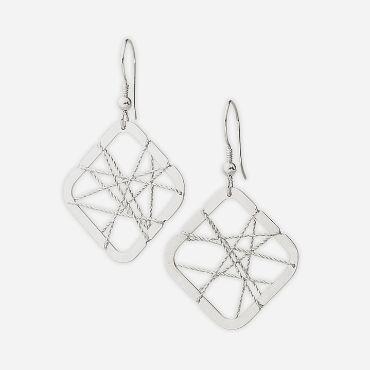 Aros De Plata 925 Geometrika 1