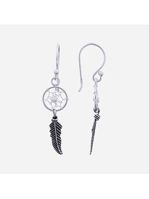 Aros De Plata 925 Atrapasueños