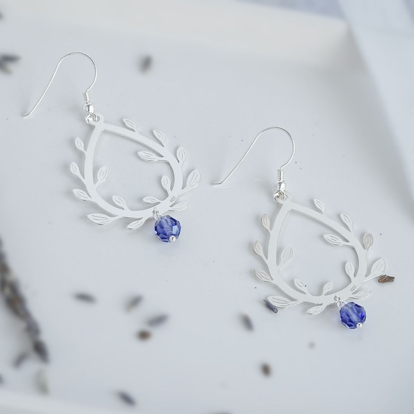 Aros De Plata 925 Primavera Brillante 4