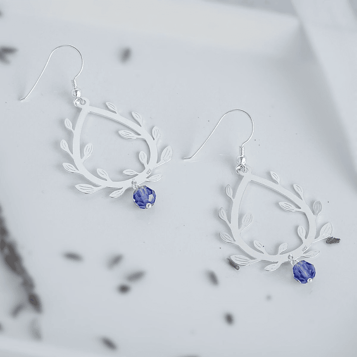 Aros De Plata 925 Primavera Brillante 4