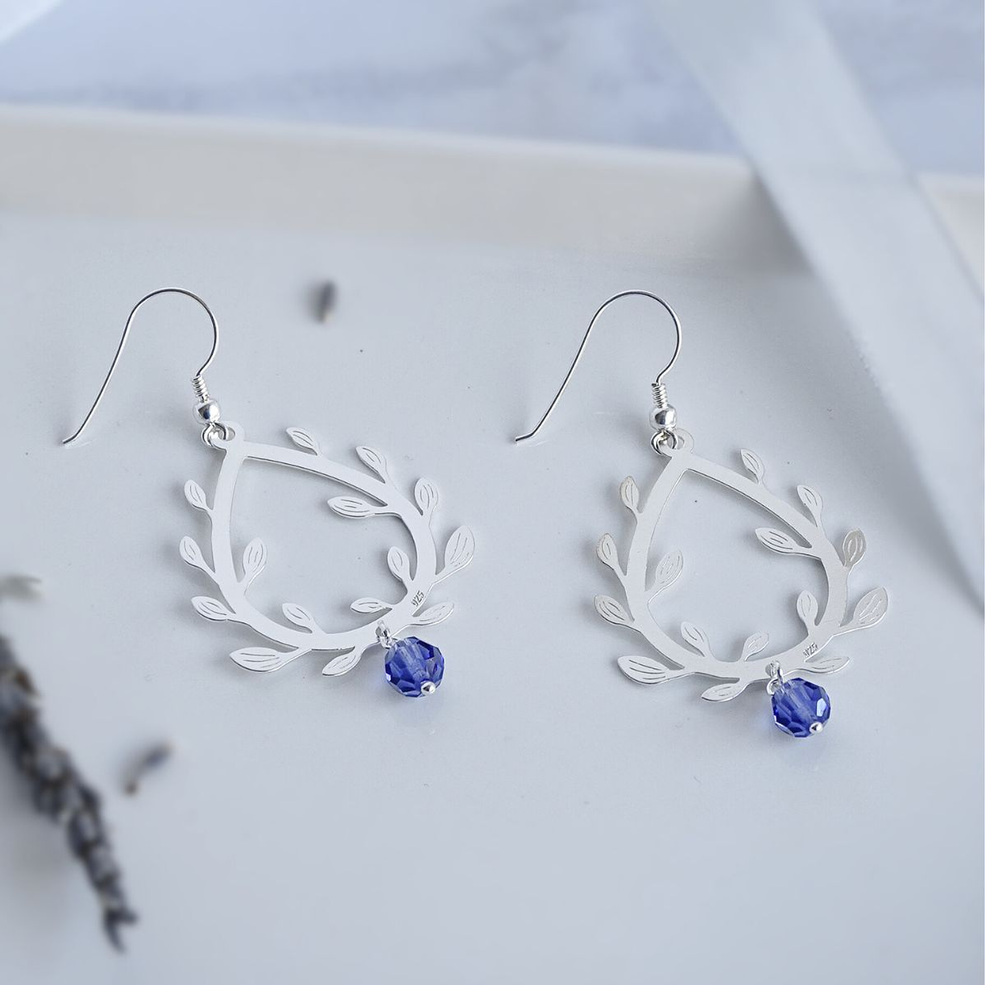 Aros De Plata 925 Primavera Brillante 6