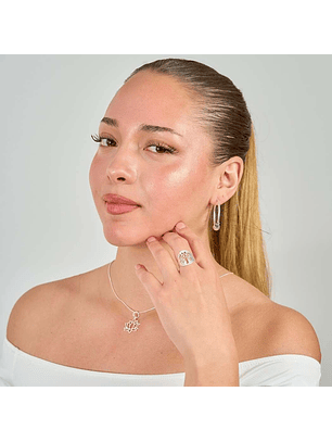 Anillo Ajustable Plata 925 Árbol De La Vida