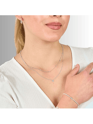 Cadena De Plata Ley 925 Doble Capa