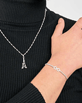 Pulsera De Plata 925 Ajustable Infinito