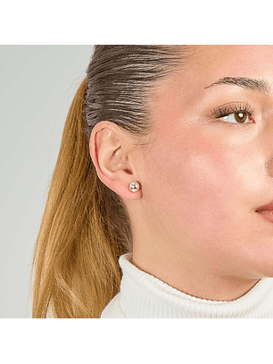 Aritos De Plata 925 Bolitas 8mm