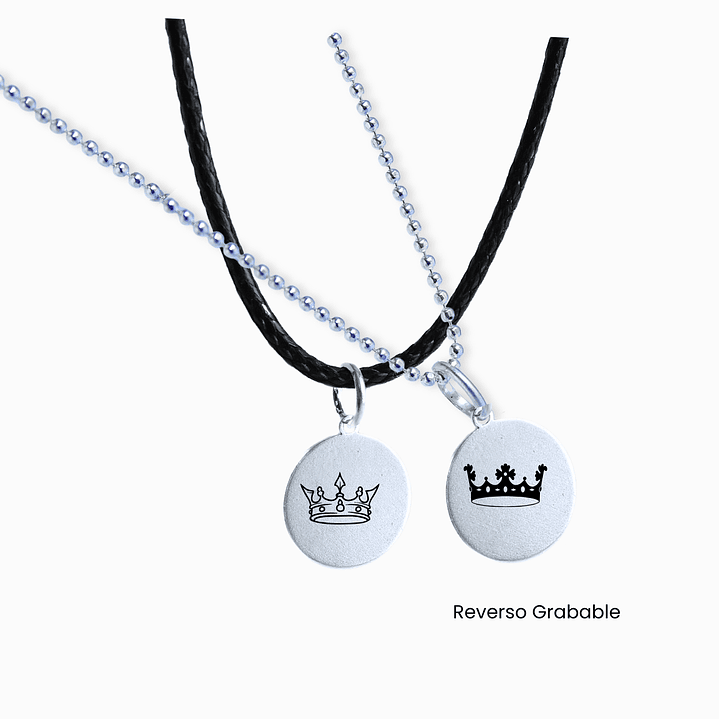 Cadena de Plata de Pareja!! (Personalizado) 3