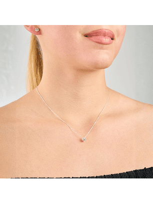 Conjunto De Plata 925 Punto de Luz