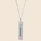 Cadena con Colgante Barra Personalizable — Plata 925 - Miniatura 1