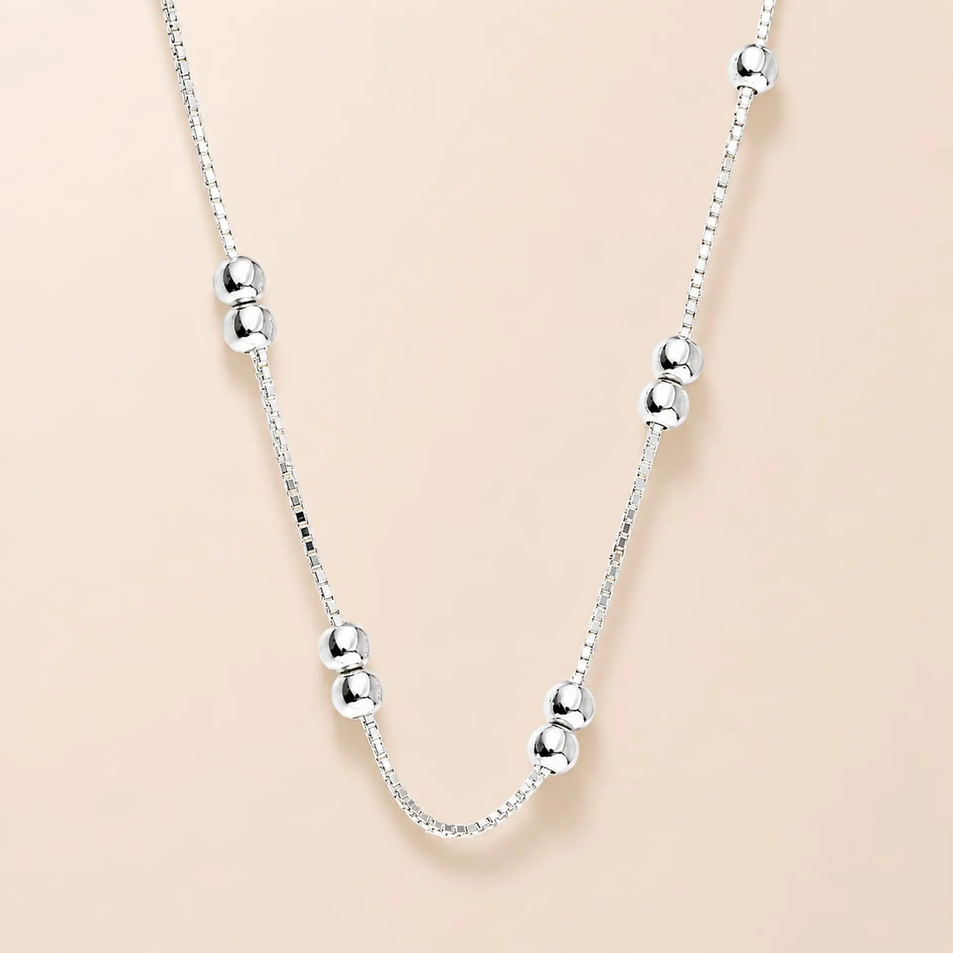 Cadena De Plata 925 Puntos Doble  1