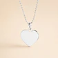Cadena de Plata 925 & Corazón Clásico Personalizable - Miniatura 1