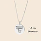 Collar Medalla Classic Personalizable Plata 925 - Miniatura 1