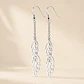 Aros Hojas Tropicales Plata 925 - Miniatura 1