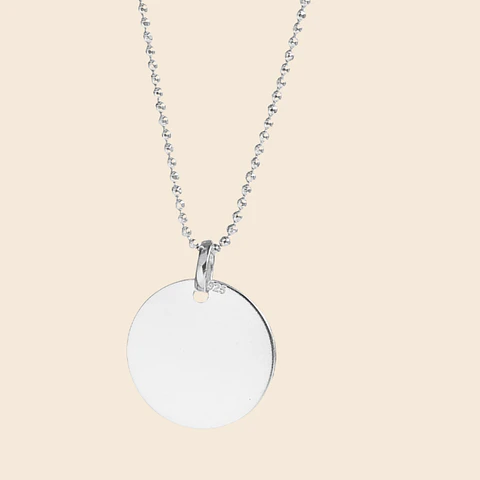 Collar Medalla Signature Personalizable Plata 925
