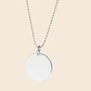 Collar Medalla Signature Personalizable Plata 925 - Miniatura 1