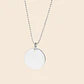 Collar Medalla Classic Personalizable Plata 925 - Miniatura 1