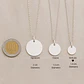 Collar Medalla Delicate Personalizable Plata 925 - Miniatura 4