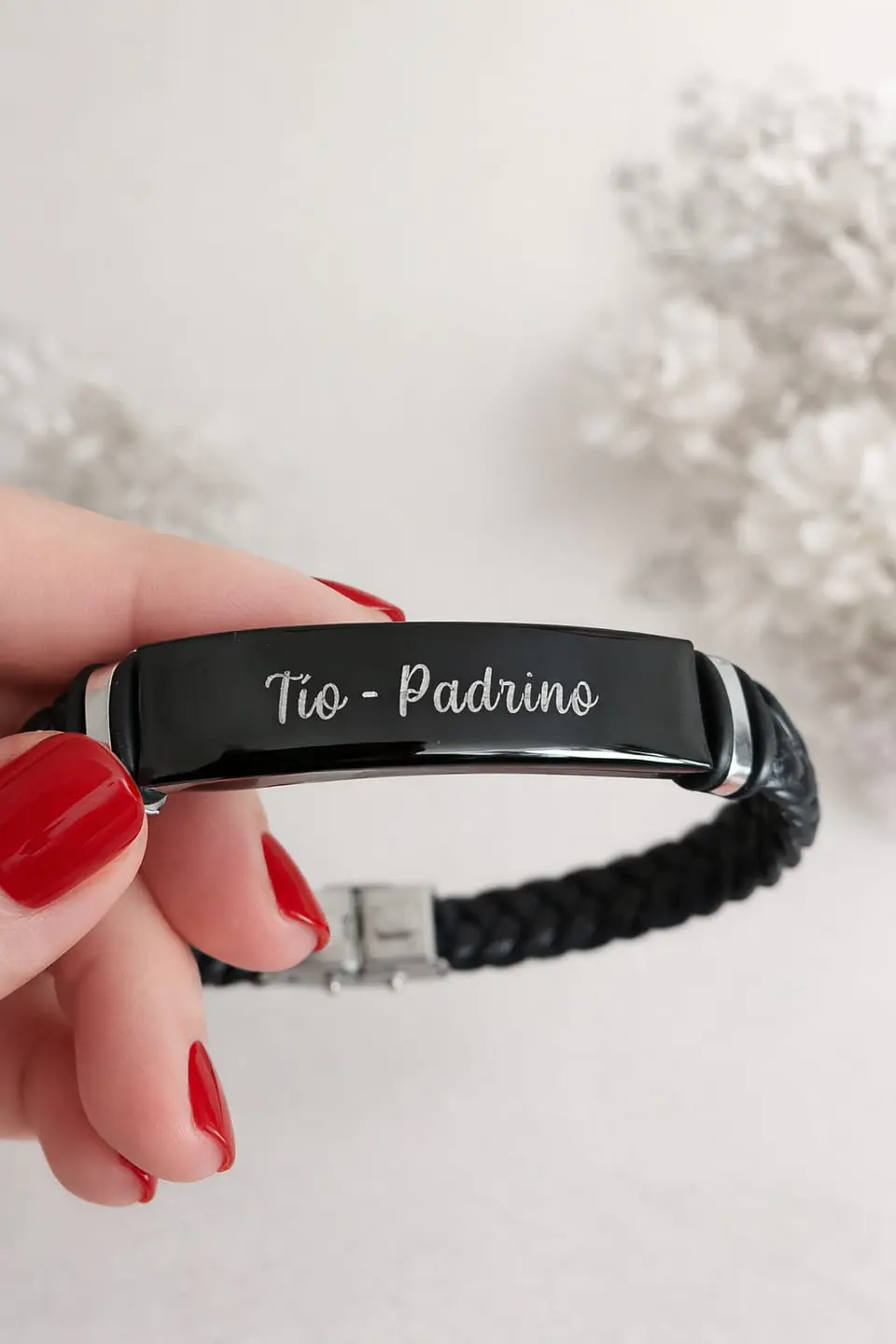 Set Pulseras Amor Grabado Pareja (Unisex) 4