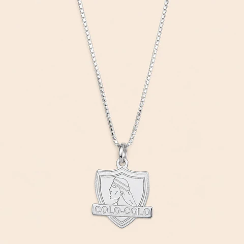 Cadena con Colgante Colo-Colo — Plata 925