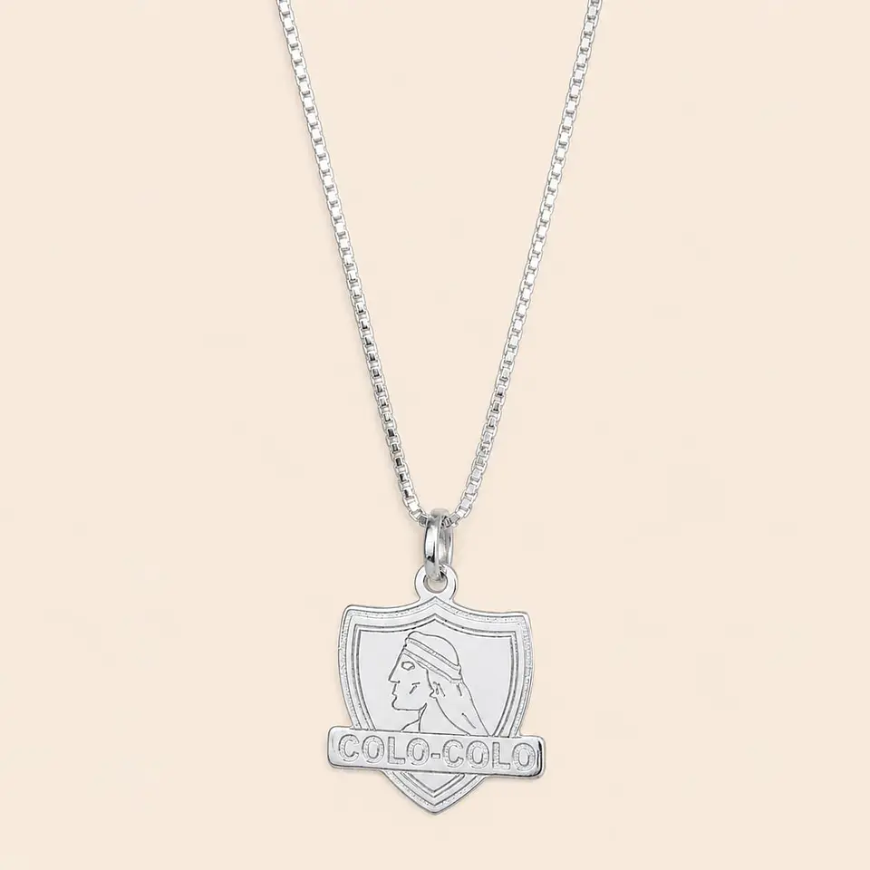 Cadena con Colgante Colo-Colo — Plata 925 1